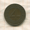 4 пфеннига. Германия 1932г