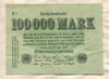 100000 марок. Германия 1923г