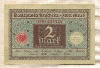2 марки. Германия 1920г