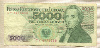 5000 злотых. Польша 1988г