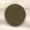 1 геллер. Франкфурт 1821г