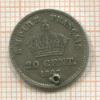 20 сантимов. Франция 1867г