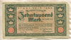 10000 марок. Германия 1923г