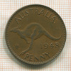 1 пенни. Австралия 1948г