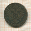 6 крейцеров. Австрия 1800г
