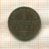 1 пфеннинг. Пруссия 1855г