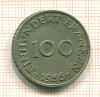 100 франкенов. Саарланд 1955г