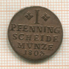 1 пфеннинг. Ганновер 1803г