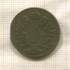 1 крейцер. Австрия 1800г