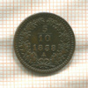 5/10 крейцера. Австрия 1858г