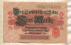 2 марки. Германия 1914г