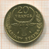 20 франков. Мадагаскар 1970г