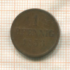 1 пфенниг. Брауншвейг 1853г