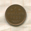 1 геллер. Франкфурт 1859г