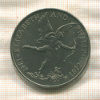 25 пенсов. Гернси 1972г