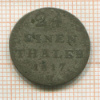 1/24 талера. Ганновер 1817г