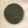 3 соля. Франция (деформация) 1779г