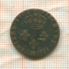 4 денье. Франция 1708г