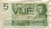 5 гульденов. Нидерланды 1966г