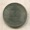 10 юаней. Тайвань