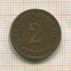 2 пфеннига. Германия 1912г