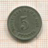 5 пфеннигов. Германия 1903г