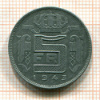 5 франков. Бельгия 1943г