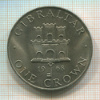 1 крона. Гибралтар 1968г