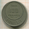 100 франков. Тунис 1950г