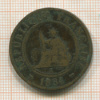 1 цент. Французский Индокитай 1884г