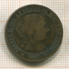 2 1/2 сантима. Испания 1867г
