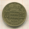 20 франков. Монако 1950г
