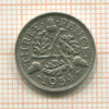 3 пенса. Великобритания 1934г