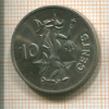 10 центов. Соломоновы острова 1977г