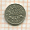 3 пенса. Великобритания 1934г