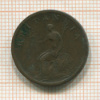 1 фартинг. Великобритания 1807г