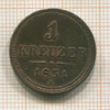 1 крейцер. Австрия 1851г