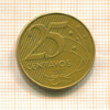 25 сентаво. Бразилия 2002г