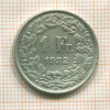 1 франк. Швейцария 1932г