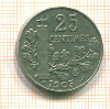 25 сантимов. Франция 1905г