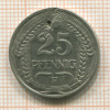 25 пфеннигов. Германия 1912г