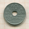 10 сантимов. Франция 1943г