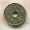 10 сантимов. Франция 1936г