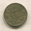 25 сантимов. Люксембург 1946г