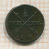 1/2 скиллинга. Швеция 1807г