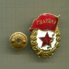 Нагрудный знак. "Гвардия". Военный. (Винт погнут)