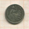 1/2 динеро. Перу 1904г