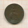 1 фартинг. Великобритания 1840г
