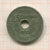 25 сантимов. Тунис 1920г