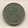 100 франков. Алжир 1950г